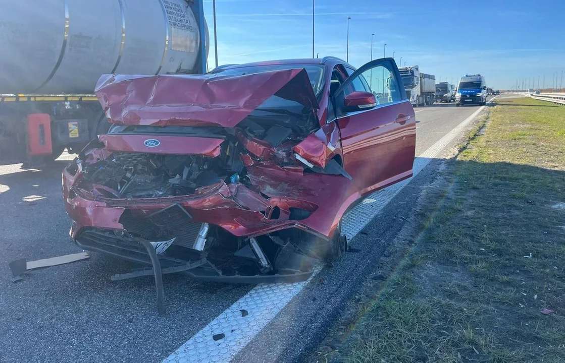 Wypadek na A4 pod Rzeszowem