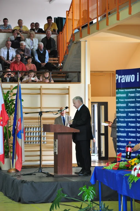 Jarosław Kaczyński w Kolbuszowej - wrzesień 2013