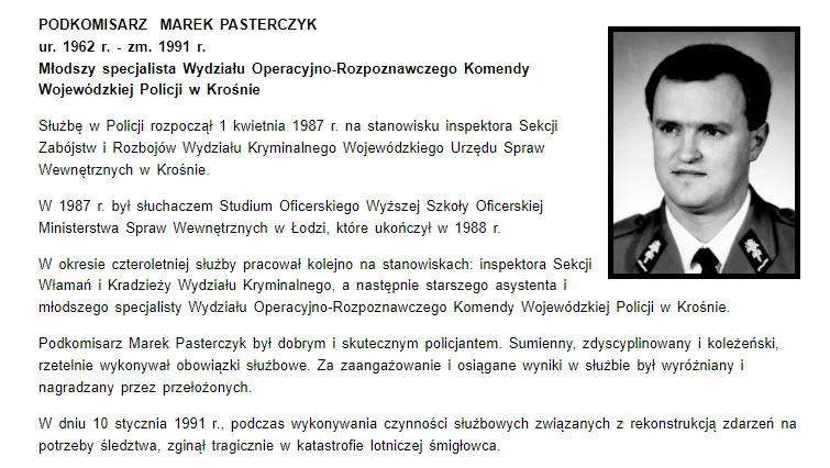 PODKOMISARZ  MAREK PASTERCZYK