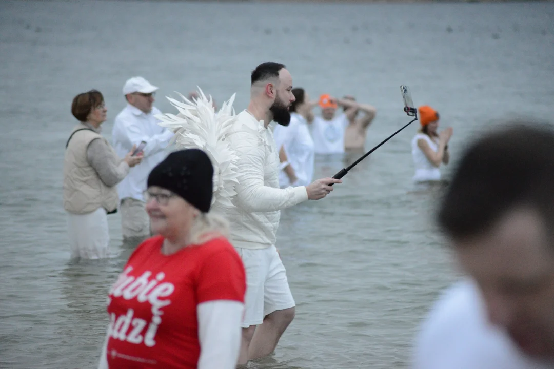 "Jezioro Aniołów" w lutym. Zobaczcie zdjęcia z plaży Jeziora Tarnobrzeskiego