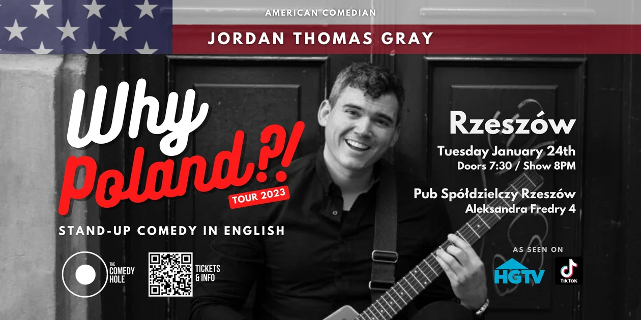 "Why Poland?!" Standup Comedy in English with Jordan Thomas Gray