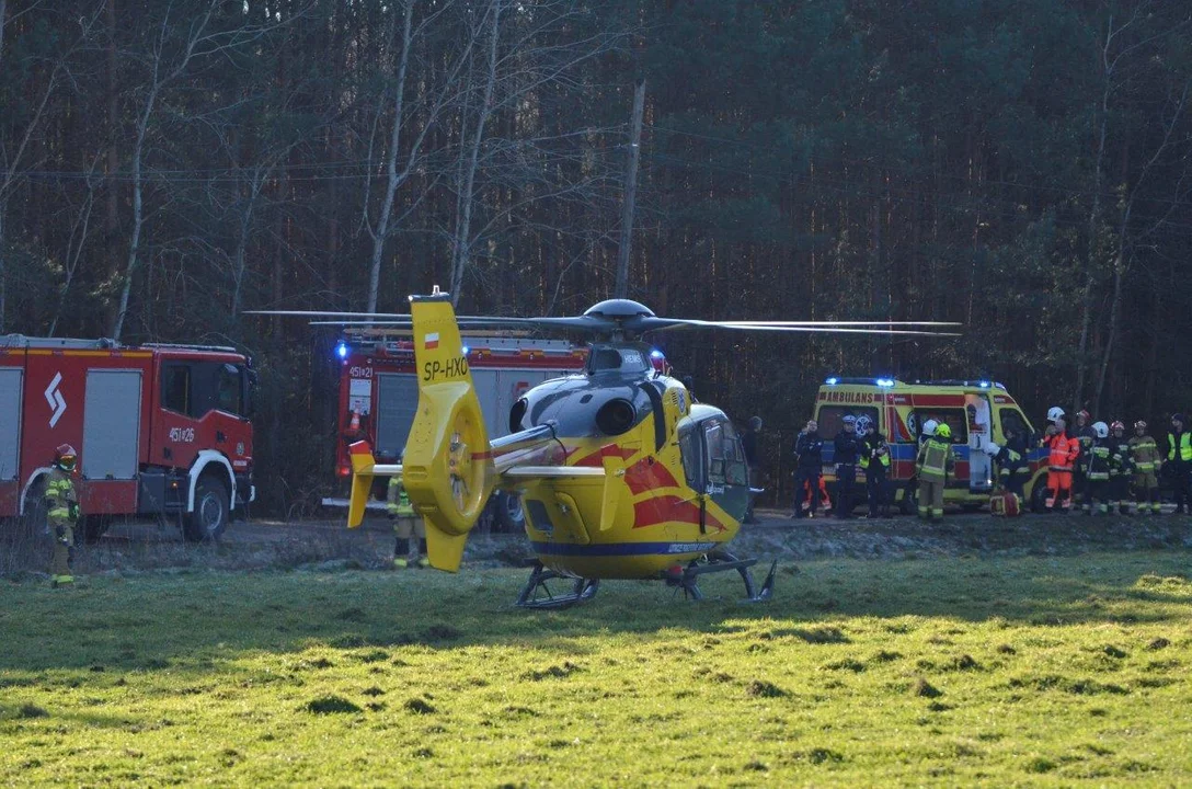 Wypadek między Mechowcem a Cmolasem