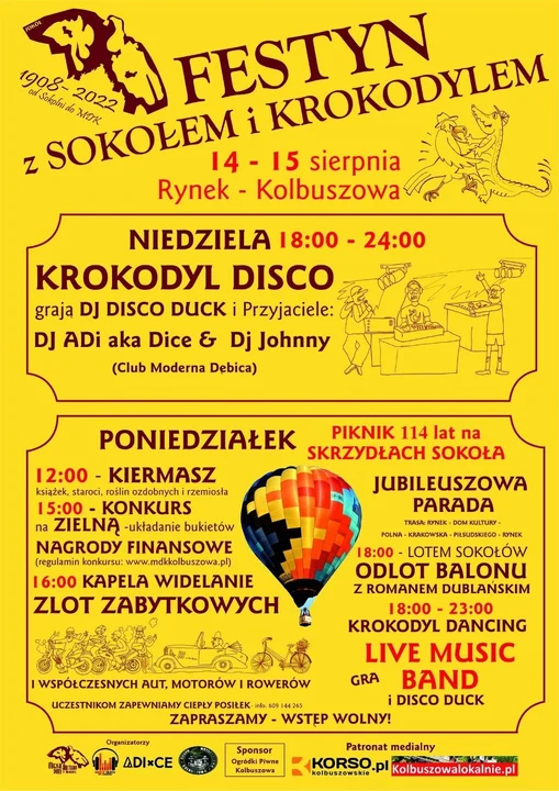 Koncerty, festiwale, dożynki, biegi - moc imprez od 12 do 15 sierpnia