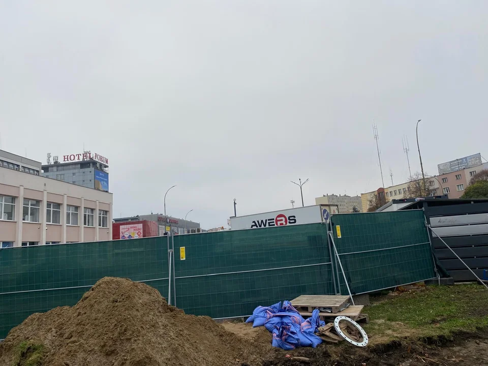 Budowa w samym centrum miasta