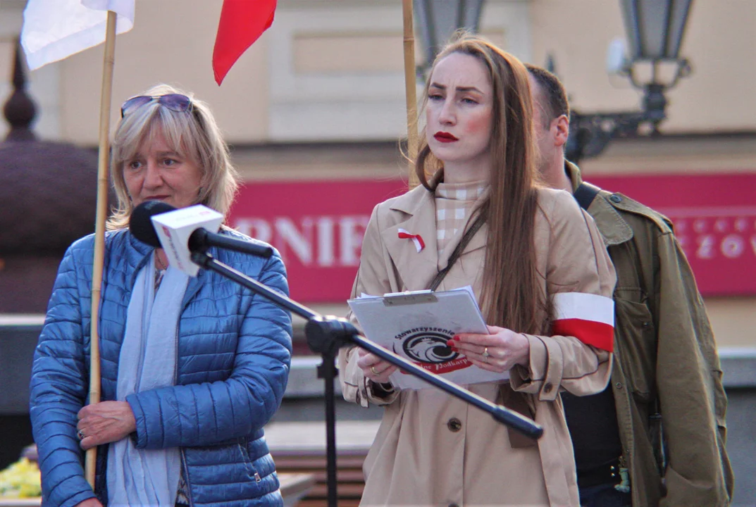 83. rocznica zbrodni katyńskiej - obchody na Rynku w Rzeszowie