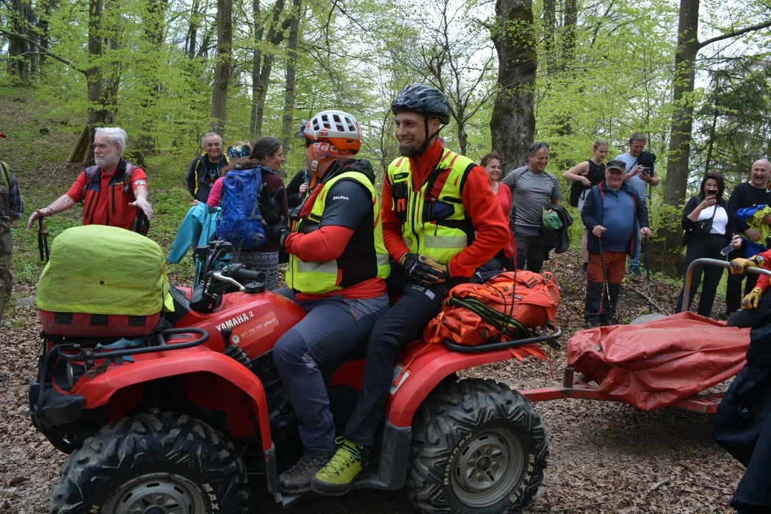 Pierwsze wejście szlakiem "Stary Majdan" na Łopiennik