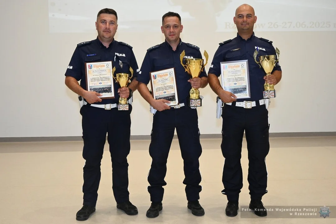 Policjant z Mielca najlepszy na Podkarpaciu