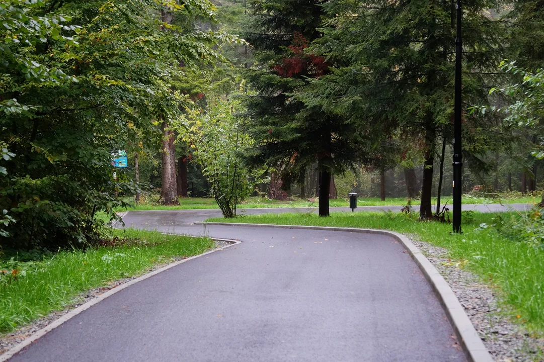 Park zdrojowy w Polańczyku