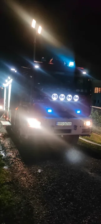 Pożar stodoły w  regionie