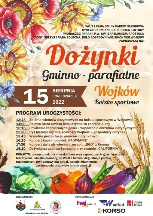 Koncerty, festiwale, dożynki, biegi - moc imprez od 12 do 15 sierpnia