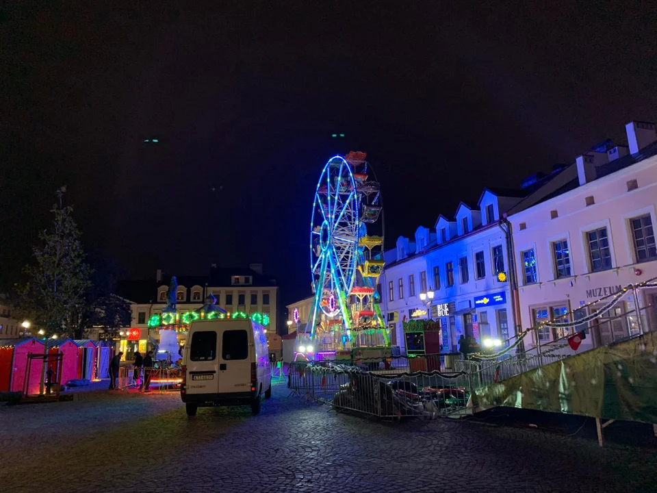 Oświetlenie świąteczne w centrum Rzeszowa