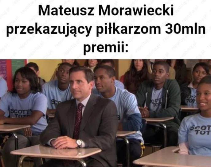 Podział premii w kadrze narodowej po Mundialu 2022 - memy