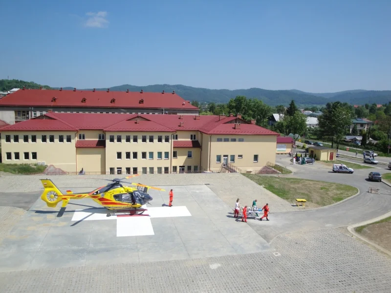 Lądowisko przy sanockim szpitalu