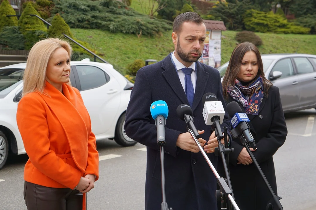 Konferencja prasowa w Ustrzykach Dolnych