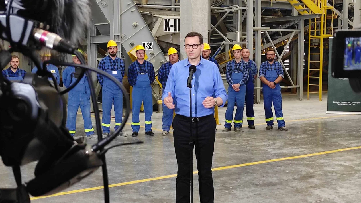 Wizyta premiera Mateusza Morawieckiego w Tarnobrzegu