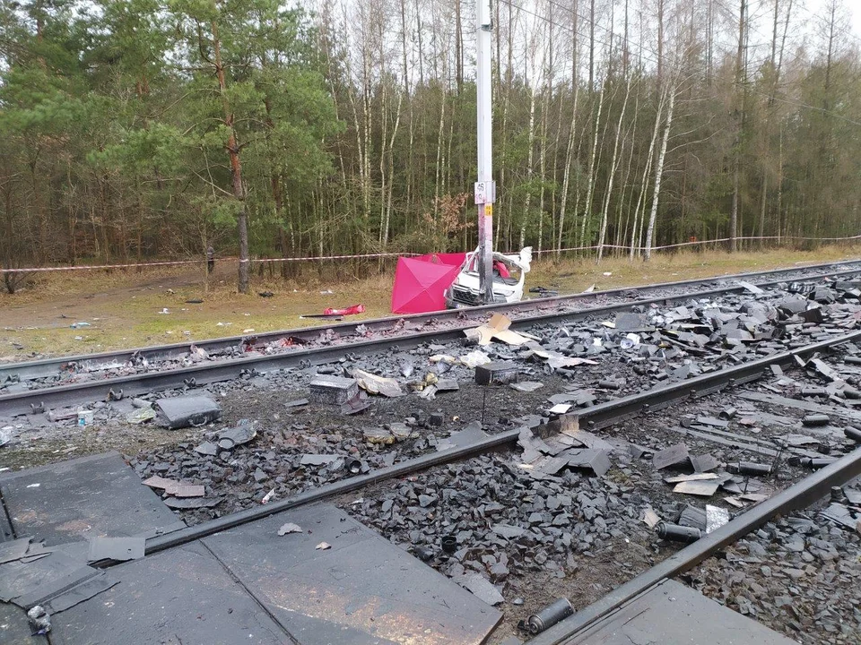 Chwilę po tragedii w Widełce.