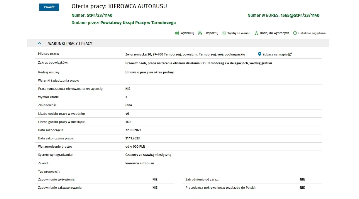 Praca na Podkarpaciu. Oferty nawet za 10 tysięcy złotych na miesiąc