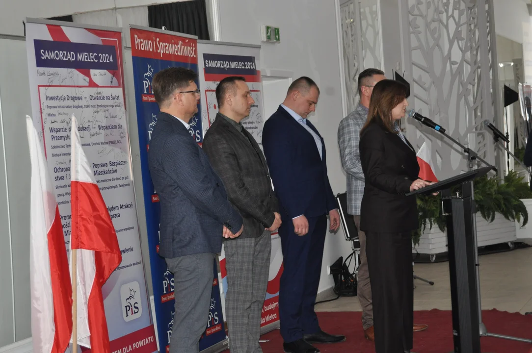 Spotkanie kandydatów Prawa i Sprawiedliwości w Mielcu