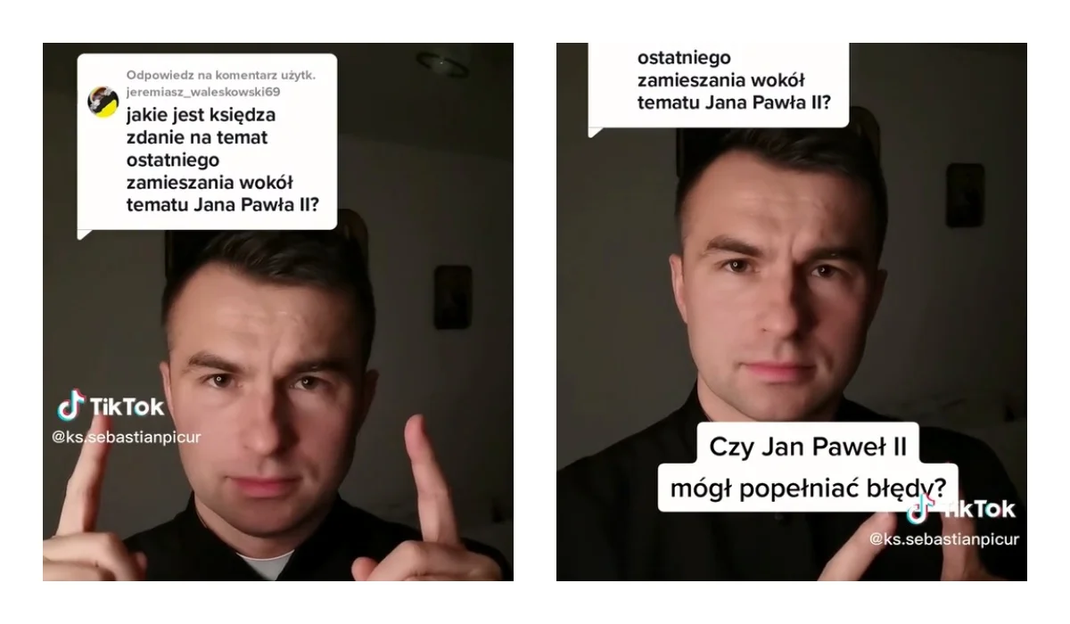 Ksiądz Sebastian Picur z Archidiecezji Przemyskiej o Janie Pawle II. "Czy papież miał prawo popełniać błędy?" [WIDEO] - Zdjęcie główne