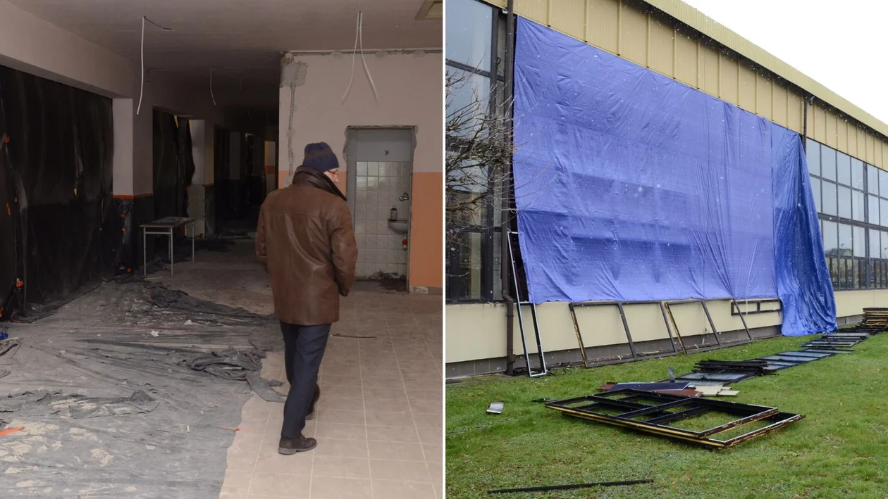 Trwa remont w Liceum Ogólnokształcącym w Kolbuszowej. Inwestycja pochłonie kilka milionów złotych. Zobacz, jak przebiegają prace [ZDJĘCIA] - Zdjęcie główne