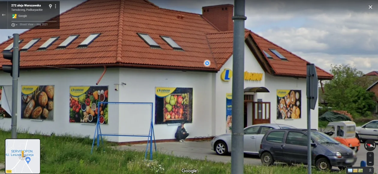 Google Street View - zdjęcia z 2021 roku z Tarnobrzega