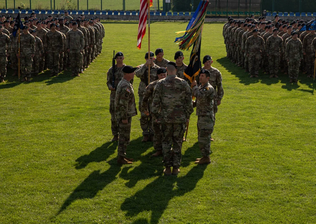Zmiana dowódcy amerykańskich żołnierzy stacjonujących w Mielcu [ZDJĘCIA] - Zdjęcie główne