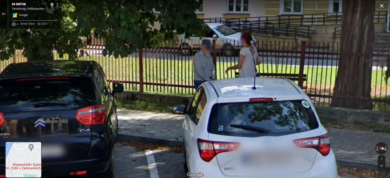 Google Street View 2021 - zdjęcia ze Stalowej Woli, Tarnobrzega i Grębowa