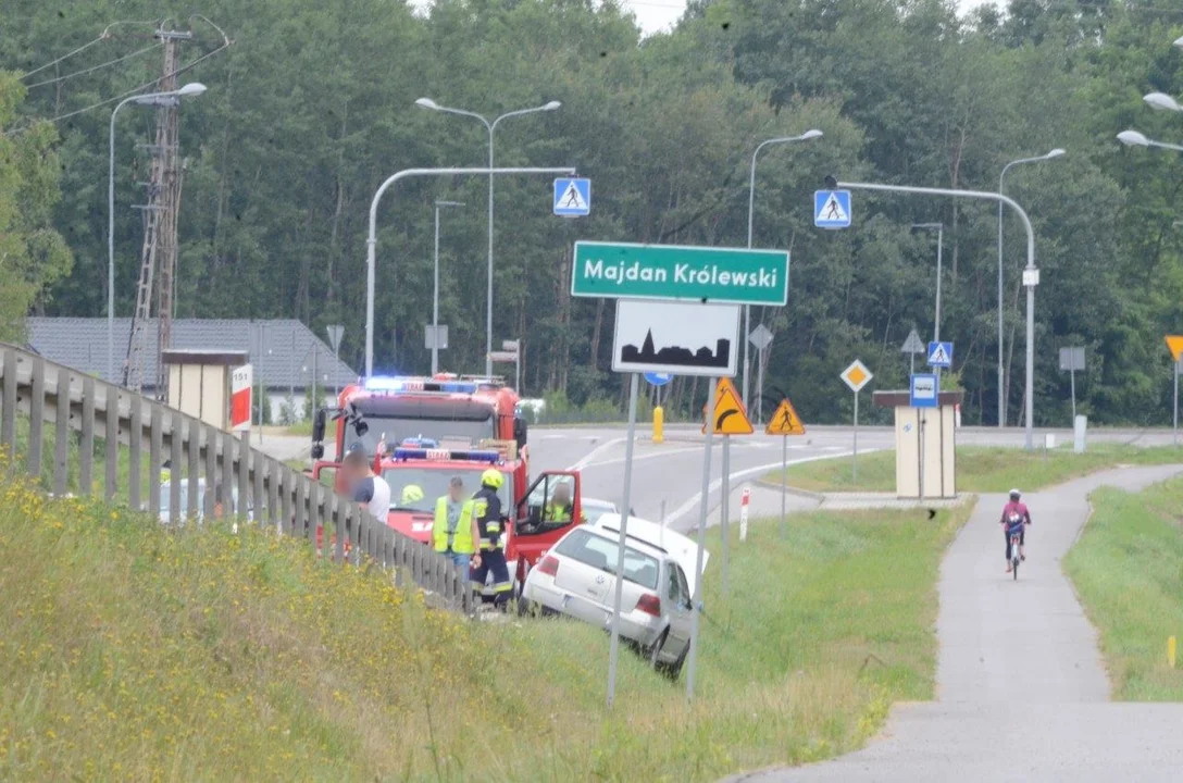 Wypadek na drodze krajowej nr 9 w Majdanie Królewskim. Utrudnienia na trasie Rzeszów - Tarnobrzeg [ZDJĘCIA - MAPA] - Zdjęcie główne