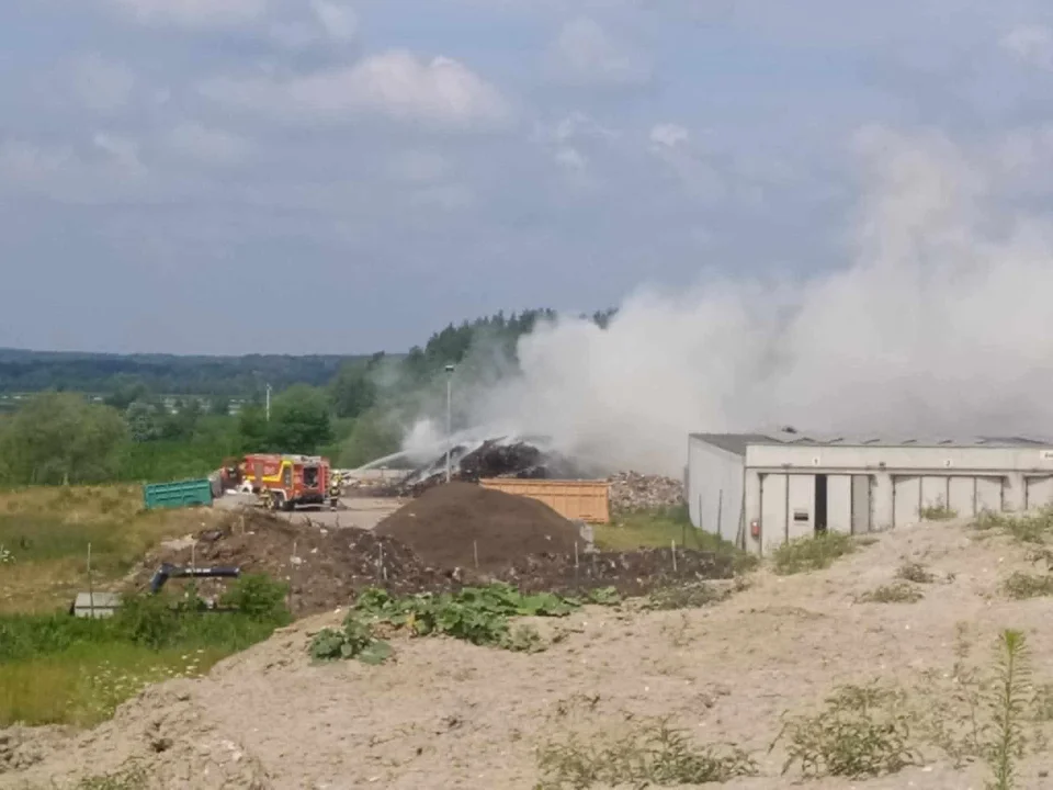 Pożar w regionie