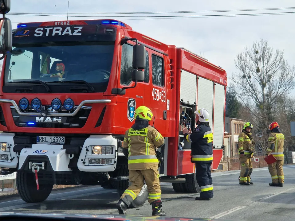 Zderzenie 3 aut w Kolbuszowej Górnej - 20.02.2026 r.