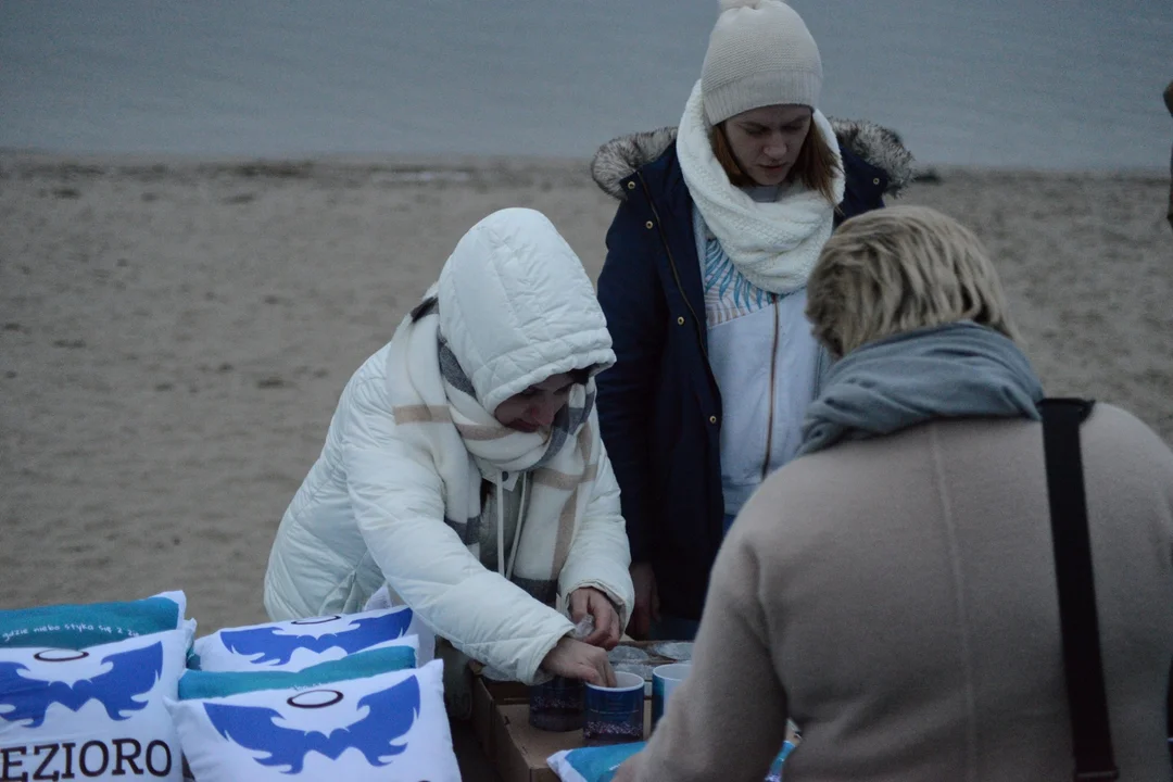 "Jezioro Aniołów" w lutym. Zobaczcie zdjęcia z plaży Jeziora Tarnobrzeskiego