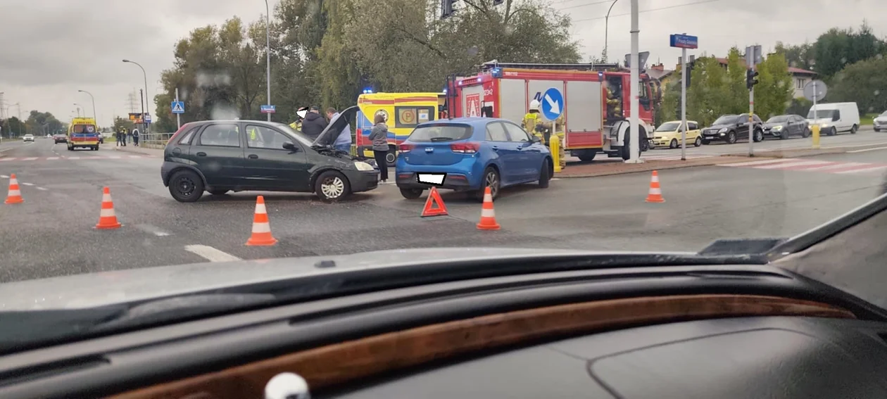 Wypadek w Rzeszowie na alei Wyzwolenia
