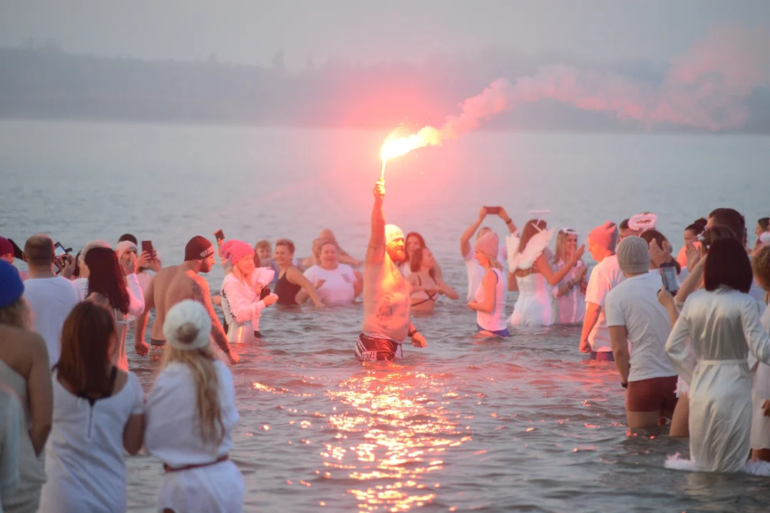 "Jezioro Aniołów" z magicznym wschodem Słońca nad Jeziorem Tarnobrzeskim - część 1