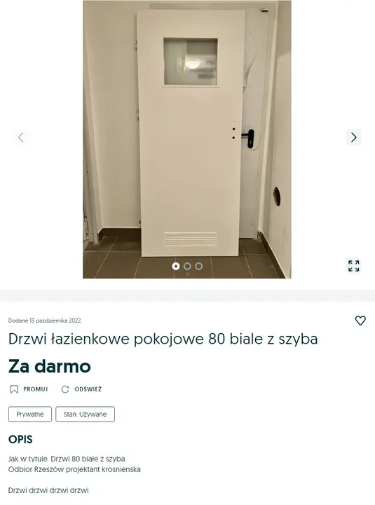 Te przedmioty rzeszowianie oddadzą za darmo. Przegląd ogłoszeń z OLX