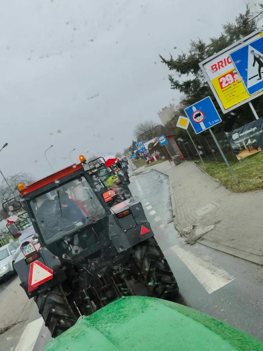 Protest podkarpackich rolników w Jarosławiu