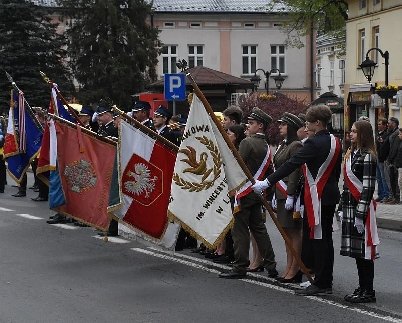 Uroczystość 3 Maja w Lesku