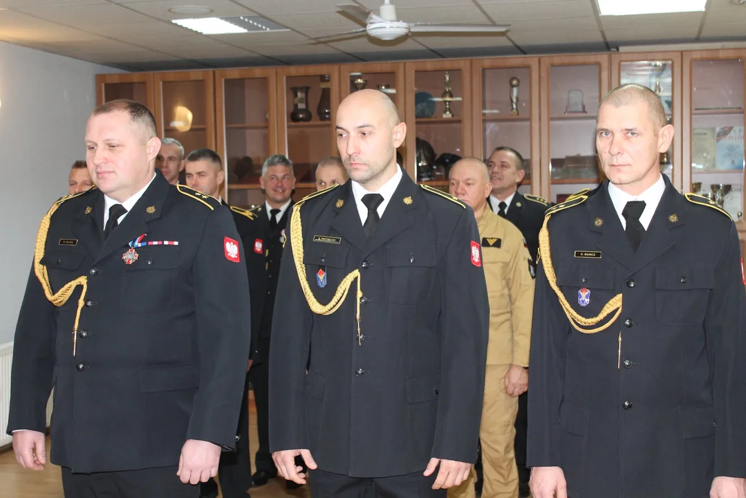 Uroczyste awanse w mieleckiej PSP