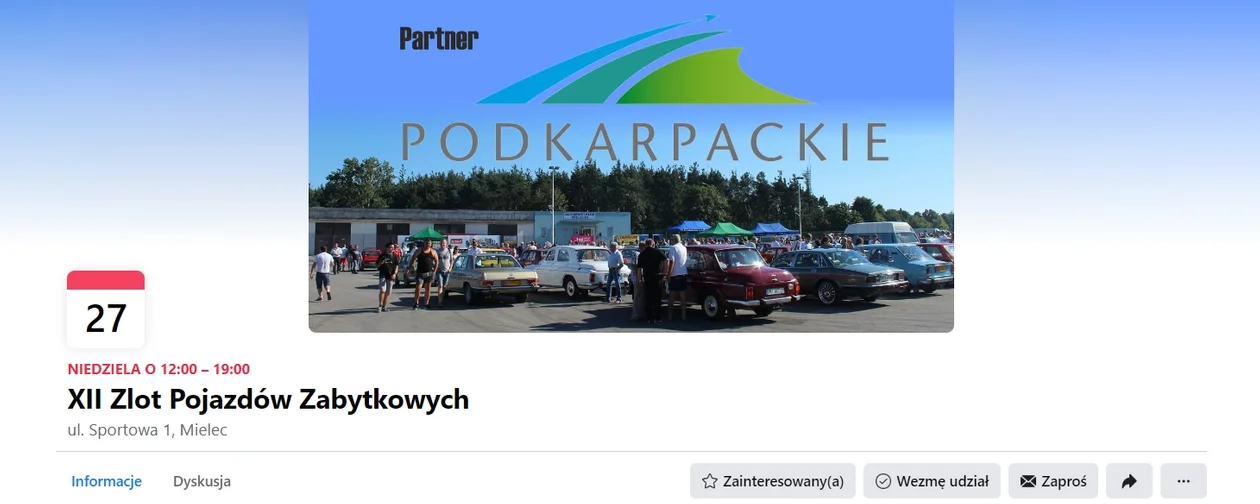 Imprezy na Podkarpaciu i w Sandomierzu - weekend 25-27 sierpnia