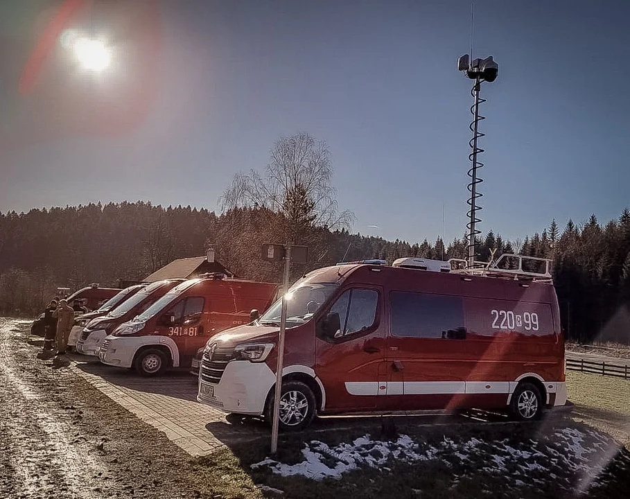 Działania ratownicze w Bieszczadach