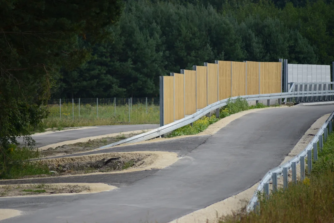 Obwodnica Tarnobrzeg - postęp prac od Lasu Zwierzynieckiego do osiedla Zakrzów