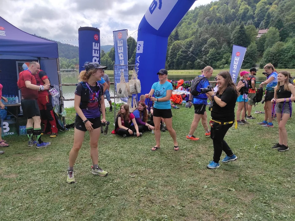 VIII Ultramaraton Magurski - meta biegu na 23 km