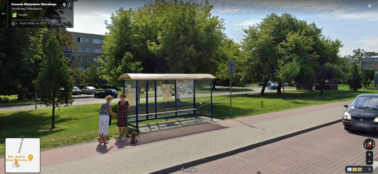 Google Street View 2021 - zdjęcia ze Stalowej Woli, Tarnobrzega i Grębowa