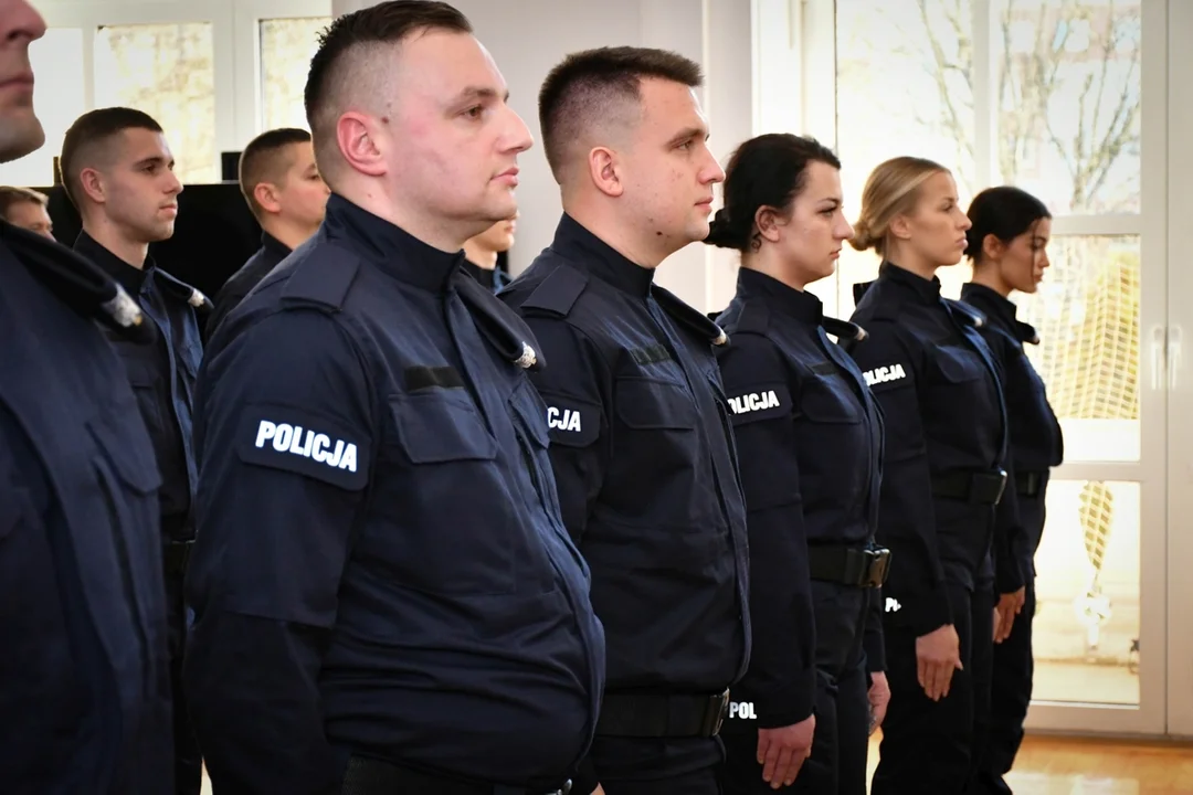 Nowo przyjęci policjanci złożyli ślubowanie