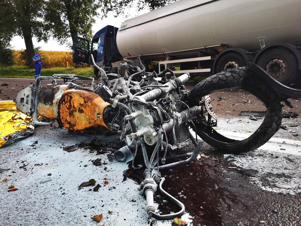 Wypadek na DK numer 94. Nie żyje motocyklista