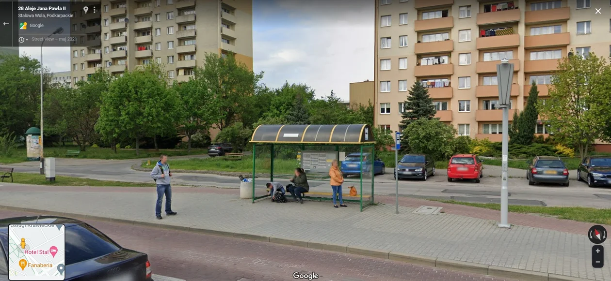 Google Street View 2021 - zdjęcia ze Stalowej Woli, Tarnobrzega i Grębowa