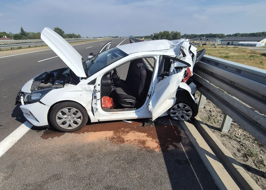Wypadek na autostradzie A4