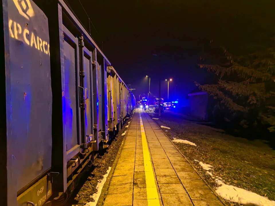 Tragedia na torach w Tarnobrzegu! Pociąg towary potrącił mężczyznę. Poszkodowany zmarł [ZDJĘCIA] - Zdjęcie główne