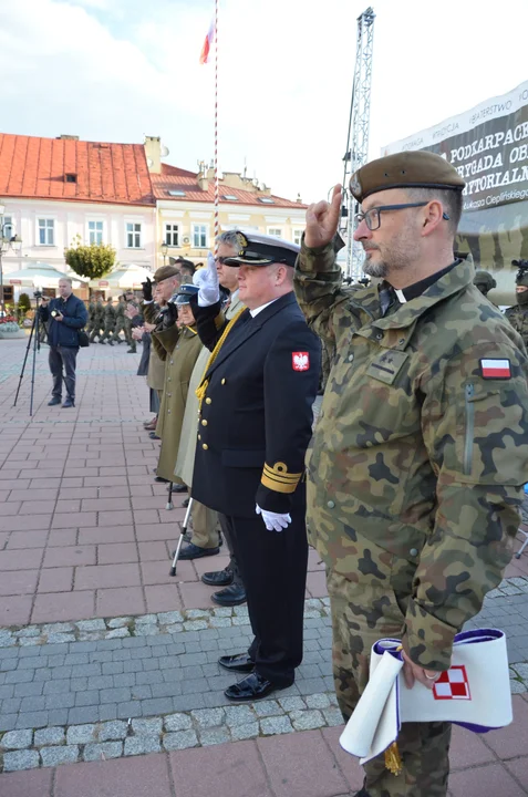 Uroczysta przysięga terytorialsów z Podkarpacia