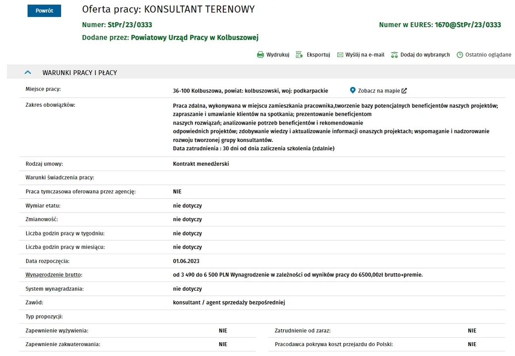 Praca na Podkarpaciu. Szukają nawet prezesa zarządu