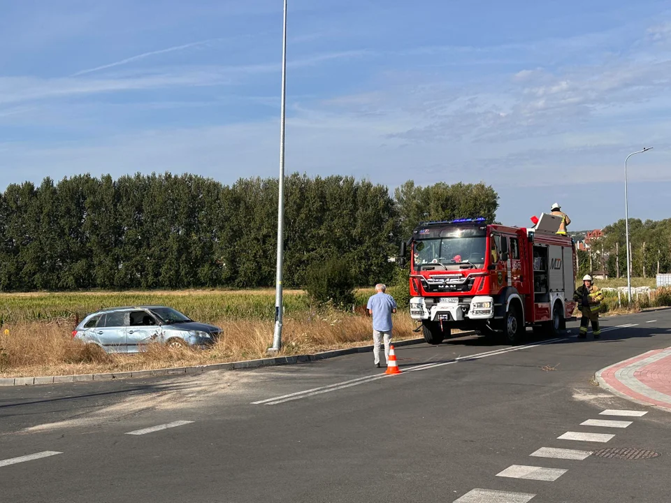 Wypadek na ul. Żytniej w Kolbuszowej